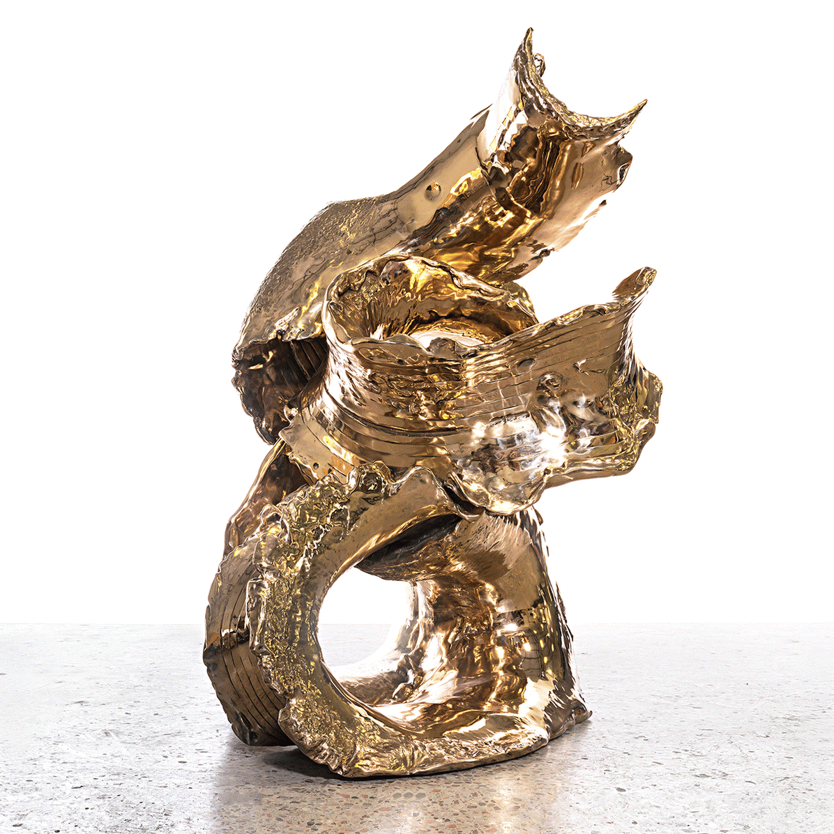 Composite of Lynda Benglis, Power Tower, 2019 © 2026 Lynda Benglis / Artists Rights Society (ARS), New York; Alexander Calder, White Ordinary, 1976 © 2026 Calder Foundation / Artists Rights Society (ARS), New York; Robert Longo, Untitled (Gerhard